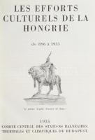 Les efforts culturels de la Hongrie de 896 ? 1935. Bp., Comité central des stations balnéaires, ther...