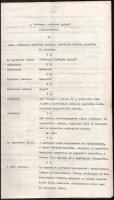 1926 Bp., A Fővárosi Kerékpár Egylet módosított alapszabályai, gépelve, illetékbélyegekkel, 11p