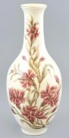 Zsolnay virágmintás váza. Kézzel festett, jelzett, hibátlan 27 cm