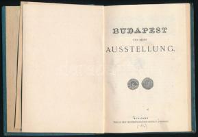 1896 Budapest und seine Ausstellung. Illustrierte Fűhrer mit 2 Plänen. 63p + 2 kih. térk. Az Ezredév...