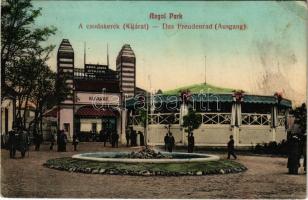 1912 Budapest XIV. Városliget, Angol Park, A csodakerék (kijárat) (EK)