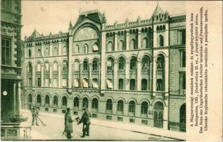 1906 Budapest VIII. A Magyarországi Munkások Rokkant- és Nyugdíjegyletének háza. József utca 23. (EK...