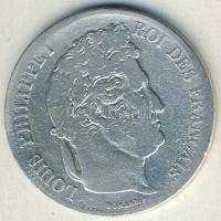 Franciaország/Királyság 1840. 5Fr "Lajos Fülöp" hamisítványa