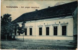 1921 Berettyóújfalu, Református polgári leányiskola. Adler Béla kiadása (fa)