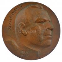 Szovjetunió 1987. Majronisz kétoldalas bronz emlékérem Jonas Mačiulis (Maironis) litván költő emlékére. Szign.: Jokubonis (60mm) T:1- Soviet Union 1987. Maironis two-sided bronze medallion in memory of the Lithuanian poet Jonas Mačiulis (Maironis). Sign: Jokubonis (60mm) C:AU