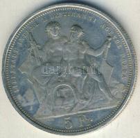 Svájc 1883. 5Fr "Schützentaler" hamisítványa