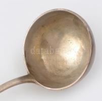 Ezüst (Ag) monogrammal vésett merőkanál, Jelzett:antik bécsi jel 1852 . Nettó: 210 g, h:33cm / Antiq...