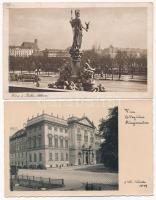 51 db RÉGI külföldi város képeslap vegyes minőségben / 51 pre-1945 European town-view postcards in mixed quality