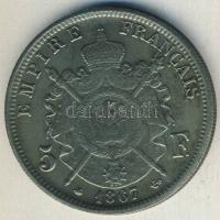 Franciaország/Császárság 1867. 5Fr III.Napóleon Ffm hamisítványa