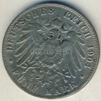 Német Birodalom/Császárság/Poroszország 1904A 5M II.Vilmos Ffm hamisítványa