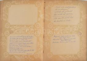 Postkarten-Album - Régi szecessziós képeslap album 52 férőhellyel, kis szakadásokkal / Art Nouveau p...