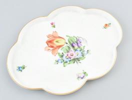 Herendi virág mintás asztali készlet. 4 darabos. Tál mérete 26x19 cm