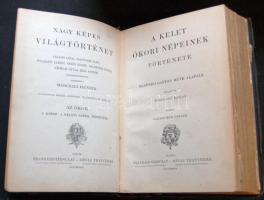 1898 Nagy Képes világtörténet. Szerk. Marczali Henrik., Budapest Franklin-Révai Minta-Kötet! (kötés kissé sérült, de hiánytalan)