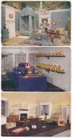 The Queens Doll House. Raphael Tuck & Sons Oilette The Queens Doll House Series - 6 db régi képeslap / 6 pre-1945 postcards