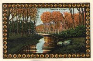 Német Birodalom /Weimari Köztársaság/ Lichtenhorst D.N. hadifogolytábor 25Pf(3x) + 50Pf(2x) + 75Pf(2...