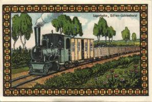 Német Birodalom /Weimari Köztársaság/ Lichtenhorst D.N. hadifogolytábor 25Pf(3x) + 50Pf(2x) + 75Pf(2...