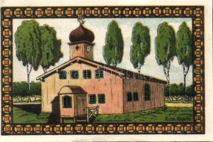 Német Birodalom /Weimari Köztársaság/ Lichtenhorst D.N. hadifogolytábor 25Pf(3x) + 50Pf(2x) + 75Pf(2...