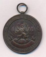 1936. "Becsülettel a hazáért - MOVE Ceglédi és Társadalmi Sportegylet" kétoldalas bronz dí...