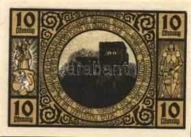 Német Birodalom /Weimari Köztársaság/ Lobeda 1921. 10Pf + 25Pf(3x) + 50Pf(4x) összesen 8klf db, teljes sor T:I