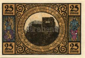 Német Birodalom /Weimari Köztársaság/ Lobeda 1921. 10Pf + 25Pf(3x) + 50Pf(4x) összesen 8klf db, telj...