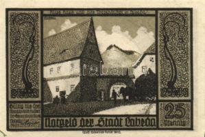 Német Birodalom /Weimari Köztársaság/ Lobeda 1921. 10Pf + 25Pf(3x) + 50Pf(4x) összesen 8klf db, telj...