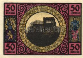 Német Birodalom /Weimari Köztársaság/ Lobeda 1921. 10Pf + 25Pf(3x) + 50Pf(4x) összesen 8klf db, telj...