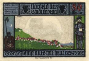 Német Birodalom /Weimari Köztársaság/ Lobeda 1921. 10Pf + 25Pf(3x) + 50Pf(4x) összesen 8klf db, telj...