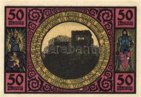 Német Birodalom /Weimari Köztársaság/ Lobeda 1921. 10Pf + 25Pf(3x) + 50Pf(4x) összesen 8klf db, telj...