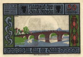 Német Birodalom /Weimari Köztársaság/ Lobeda 1921. 10Pf + 25Pf(3x) + 50Pf(4x) összesen 8klf db, telj...