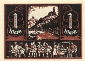 Német Birodalom /Weimari Köztársaság/ Ludwigstein 1921. 25Pf + 50Pf(2x) + 1M(2x) + 2M összesen 6klf ...