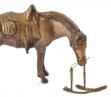 Jelzés nélkül: Ló. Bronz, kopott, m: 15 cm