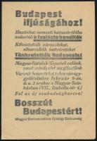 1945 Budapest ifjúságához! - Magyar Demokratikus Ifjúsági Szövetség röplapja