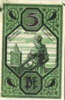 Német Birodalom /Weimari Köztársaság/ Merseburg 1921. 5Pf + 10Pf + 20Pf + 25Pf + 50Pf(6x) összesen 1...