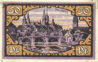 Német Birodalom /Weimari Köztársaság/ Merseburg 1921. 5Pf + 10Pf + 20Pf + 25Pf + 50Pf(6x) összesen 1...