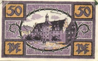 Német Birodalom /Weimari Köztársaság/ Merseburg 1921. 5Pf + 10Pf + 20Pf + 25Pf + 50Pf(6x) összesen 1...