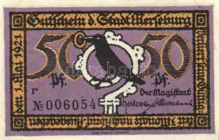 Német Birodalom /Weimari Köztársaság/ Merseburg 1921. 5Pf + 10Pf + 20Pf + 25Pf + 50Pf(6x) összesen 1...