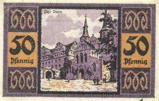 Német Birodalom /Weimari Köztársaság/ Merseburg 1921. 5Pf + 10Pf + 20Pf + 25Pf + 50Pf(6x) összesen 1...