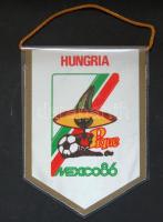 1986 MLSZ Mexikói Foci VB magyar foci-zászló 17 cm