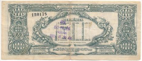 1926. "Magyar Sportrepülők Egyesülete - Repülők Tárgysorsjátéka - Dollár Sorsjegy" A soroz...