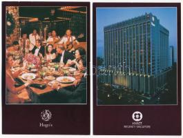 17 db MODERN szingapúri képeslap / 17 modern Singapore postcards