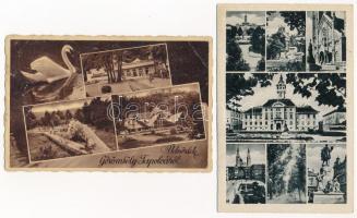 7 db RÉGI történelmi magyar város képeslap Weinstock kiadásában / 7 pre-1945 historical Hungarian to...