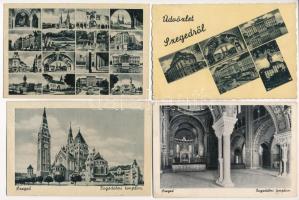 Szeged - 9 db régi Weinstock képeslap