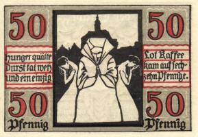 Német Birodalom /Weimari Köztársaság/ Naumburg 1920. 50Pf(12x) 12klf db, teljes sor T:I