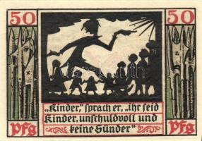 Német Birodalom /Weimari Köztársaság/ Naumburg 1920. 50Pf(12x) 12klf db, teljes sor T:I