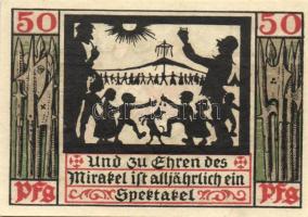 Német Birodalom /Weimari Köztársaság/ Naumburg 1920. 50Pf(12x) 12klf db, teljes sor T:I