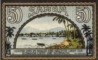 Német Birodalom /Weimari Köztársaság/ Neustadt 1922. 50Pf(2x) + 75Pf(2x) 4klf db, teljes sor T:I