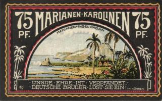 Német Birodalom /Weimari Köztársaság/ Neustadt 1922. 50Pf(2x) + 75Pf(2x) 4klf db, teljes sor T:I