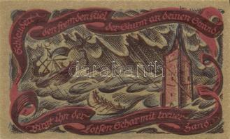 Német Birodalom /Weimari Köztársaság/ Oldenburg 1921. 50Pf(6x) 6klf db, teljes sor T:I