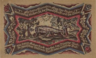 Német Birodalom /Weimari Köztársaság/ Oldenburg 1921. 50Pf(6x) 6klf db, teljes sor T:I