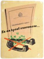 1955 Országos Takarékpénztár (OTP) takarékbetétkönyv fém kártyanaptár, 9,5x7 cm